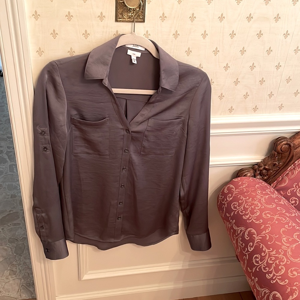 Express Grey portfolio button down